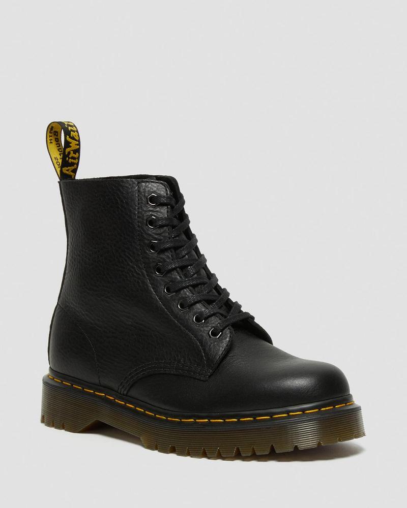 Dr Martens 1460 Pascal Bex Leren Veterlaarzen Heren Zwart | NL 285FDN